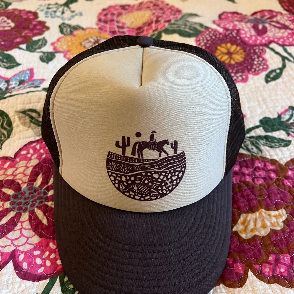 Brown and Cream Trucker Hat